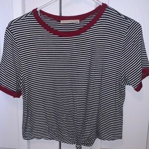 Striped Crop Top